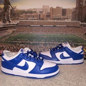 Nike dunk low Kentucky size 11 royal blue